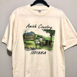 VTG Oneita Single Stitch Amish country Indiana Tee